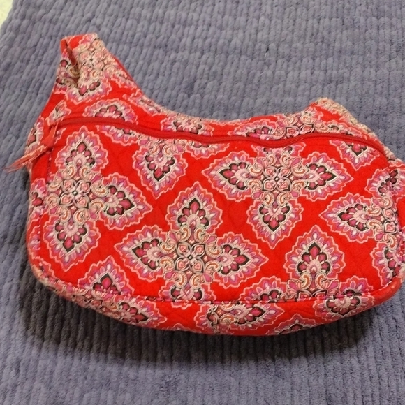 Vera Bradley Red Baby Bag Quilted Paisley - Picture 3 of 7